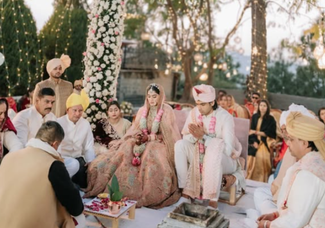 Olympic Champion Neeraj Chopra Marries Tennis Star Himani Mor