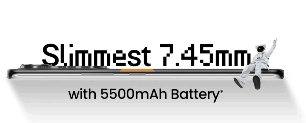 Long Battery Life with Fast Charging